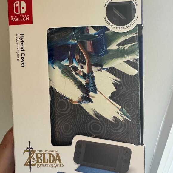 Nintendo Switch Hybrid Cover - The Legend Of Zelda Breath of The Wild - Picture 1 of 3